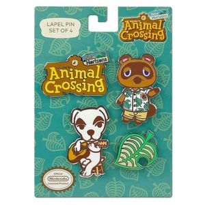 🌟SALE🌟🆕 Animal Crossing Nintendo Lapel Pin Set